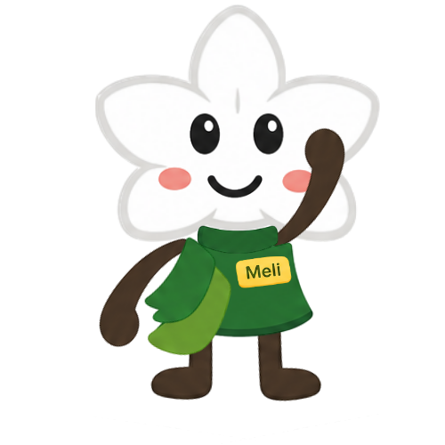 Maskot Meli Pose 1